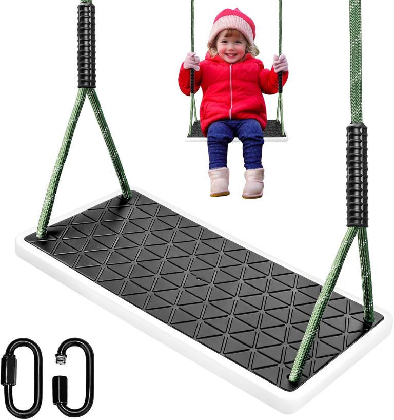 Dakzhou Swing Seat for Kids - Heavy-Duty Tree Swing with Adjustable Ropes & Non-Slip Straps