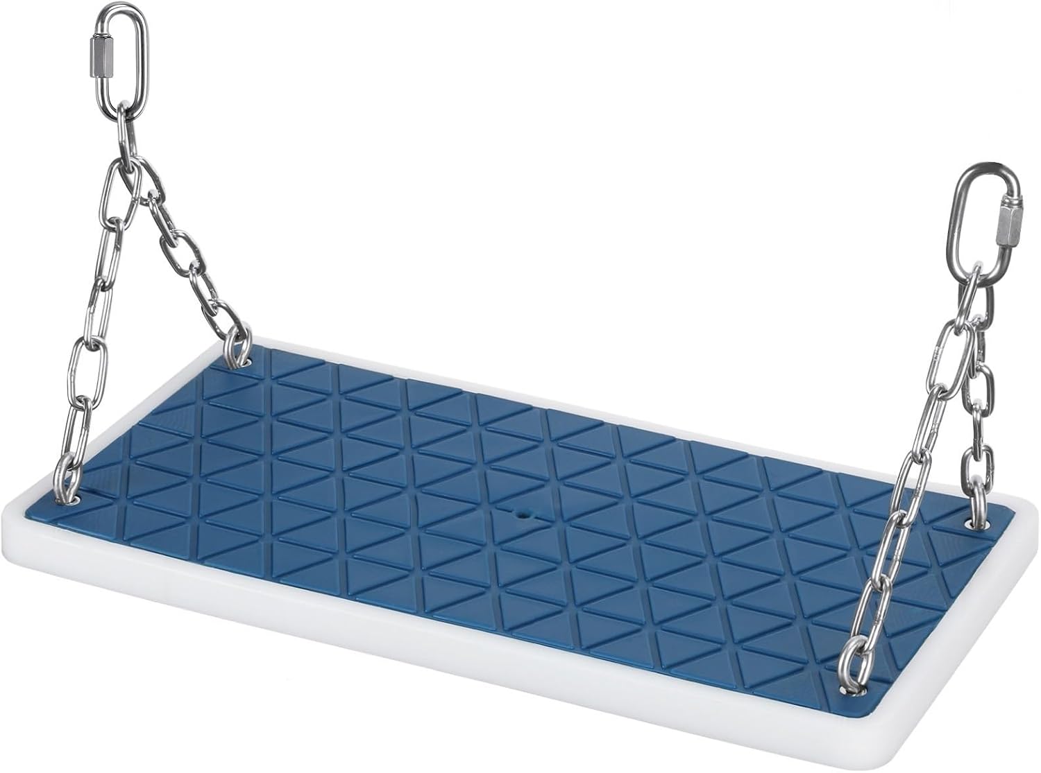 Blue Grid Swing Seat