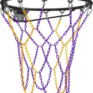 Purple-Yellow Basketball Net