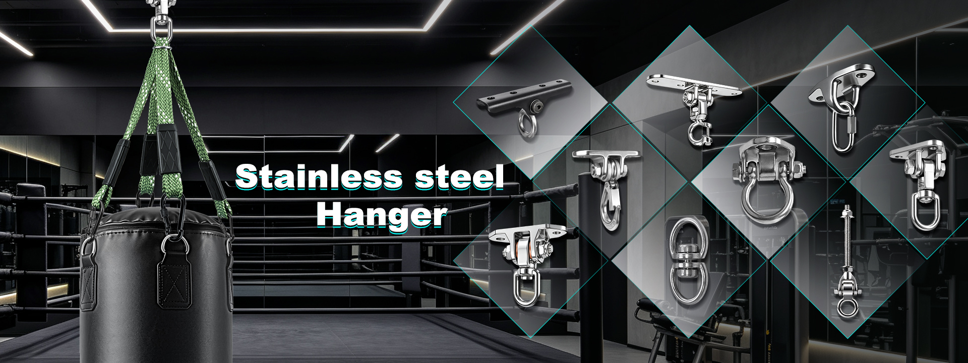 Heavy-Duty Stainless Steel Hangers for Gym & Training