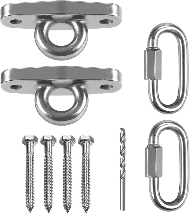 Dakzhou Heavy-Duty Swing Hanger - 2000 lbs Capacity Stainless Steel Mount for Wood & Concrete
