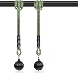 Non-Slip Pull-Up Grip Balls - Forearm & Hand Strength Trainer for Dead Hangs & Home Gym - Black thumbnail