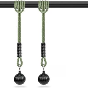 Non-Slip Pull-Up Grip Balls – Forearm & Hand Strength Trainer for Dead Hangs & Home Gym – Black
