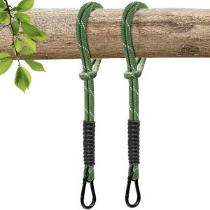 Dakzhou Heavy-Duty Tree Swing Rope and Hammock Hanging Straps 2 Pack