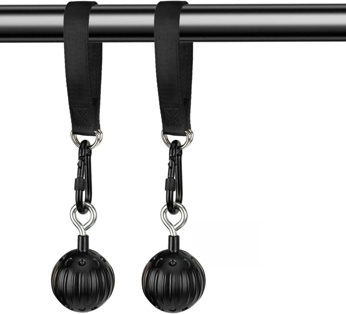 Monkee Grip Pull-Up Grip Balls - Non-Slip Forearm & Hand Strength Trainer for Pull-Ups & Dead Hangs