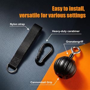 Monkee Grip Pull-Up Grip Balls - Non-Slip Forearm & Hand Strength Trainer for Pull-Ups & Dead Hangs thumbnail