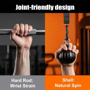 Monkee Grip Pull-Up Grip Balls - Non-Slip Forearm & Hand Strength Trainer for Pull-Ups & Dead Hangs thumbnail
